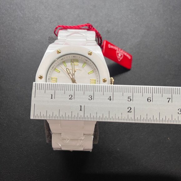 NWT Swiss Legend White Ceramic Throttle Women\'s Watch (UNTESTED) main image 11
